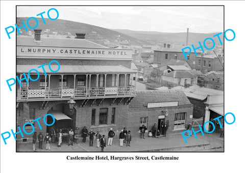 LARGE PHOTO OF OLD MURPHYS HOTEL, CASTLEMAINE, VIC