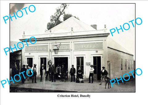 LARGE PHOTO OF OLD CRITERION HOTEL, DUNOLLY, VICTORIA