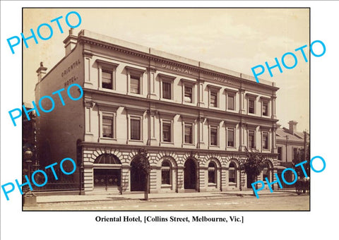 LARGE PHOTO OF OLD ORIENTAL HOTEL, COLLINS St, VICTORIA