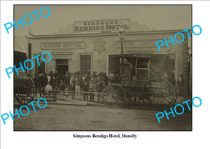 LARGE PHOTO OF OLD SIMPSON HOTEL, DUNOLLY, VICTORIA