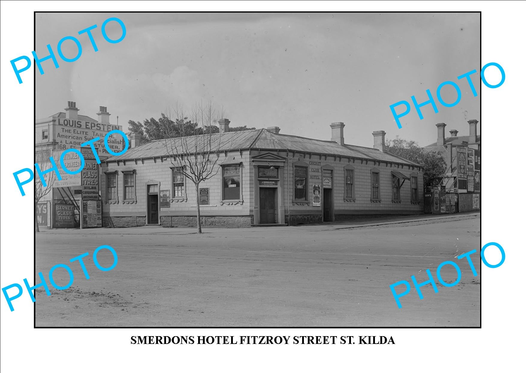 LARGE PHOTO OF OLD SMERDONS HOTEL, ST KILDA, VICTORIA