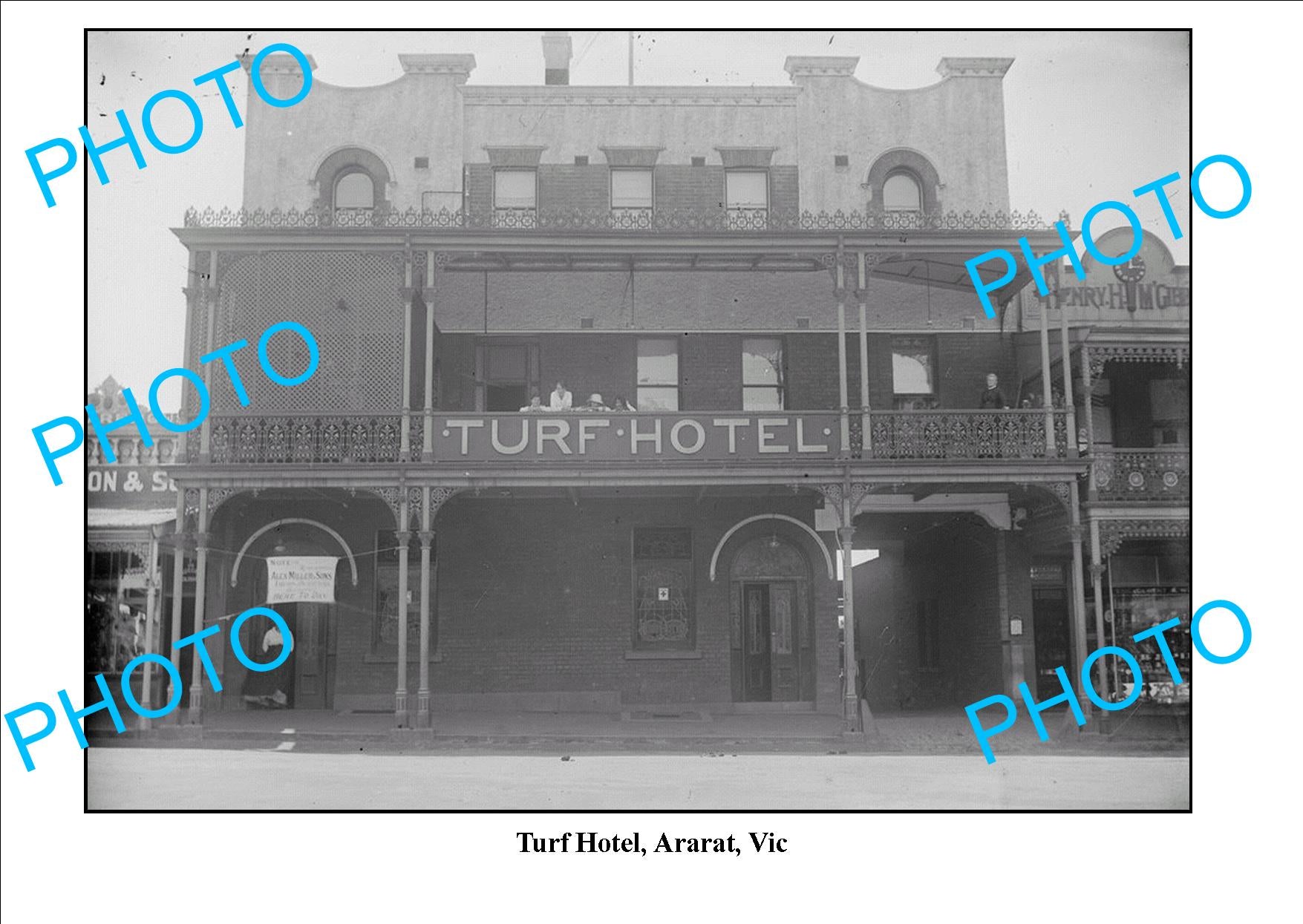 Tourfa Hotel Large Photo Of Old Turf Hotel, Ararat, Victoria – Images and Archives