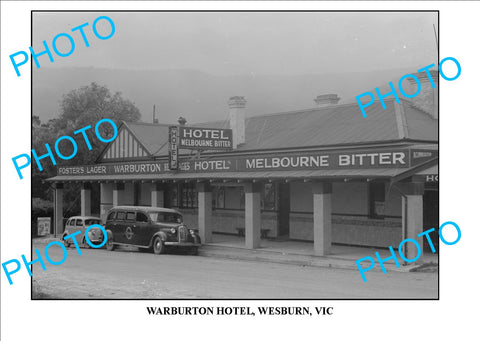 LARGE PHOTO OF OLD WARBURTON HOTEL, WESBURN, VICTORIA