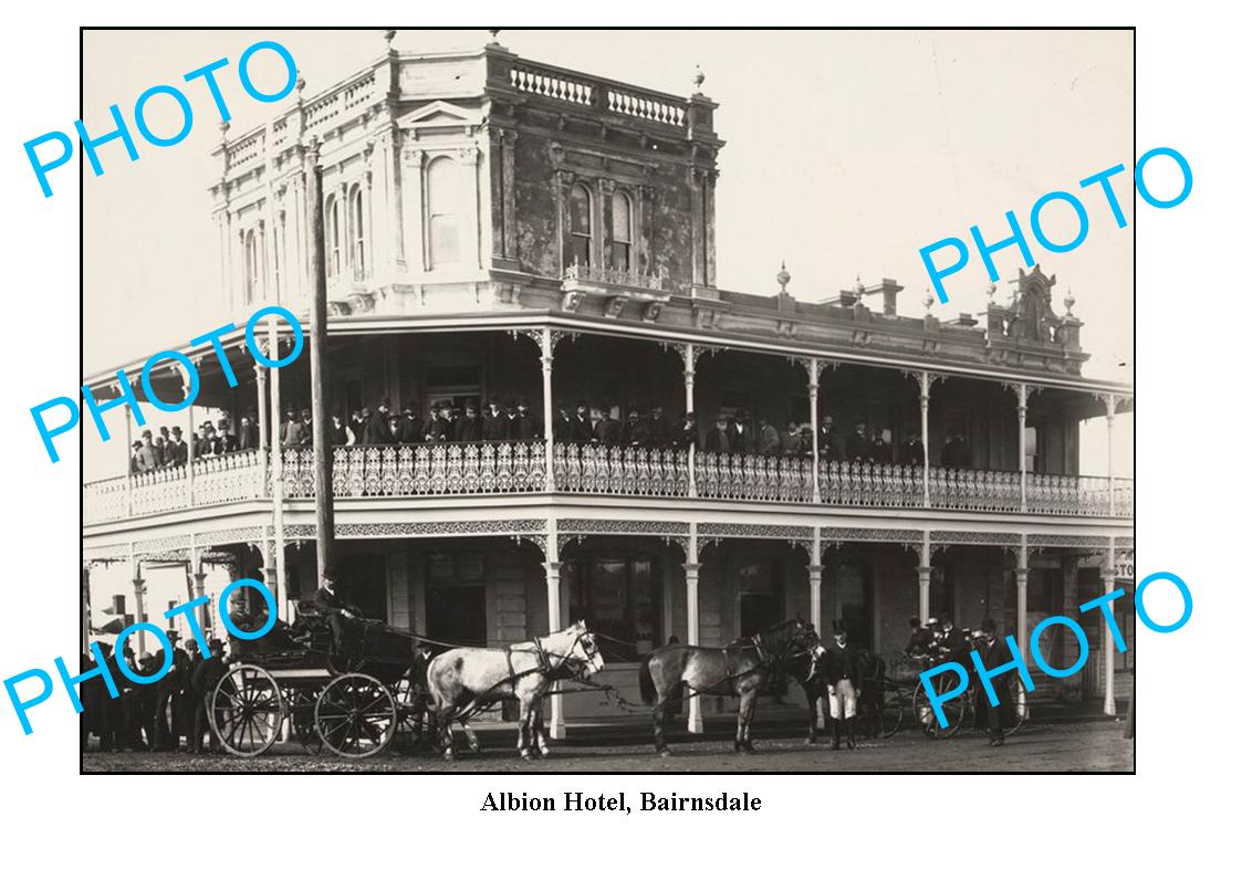 LARGE PHOTO OF OLD ALBION HOTEL, BAIRNSDALE VICTORIA