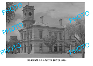 LARGE PHOTO OF OLD HORSHAM POST OFFICE, 1930s, VICTORIA