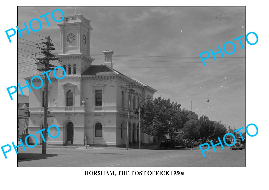 LARGE PHOTO OF OLD HORSHAM POST OFFICE, 1950s, VICTORIA