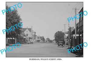 LARGE PHOTO OF OLD HORSHAM, WILSON ST, 1930s, VICTORIA