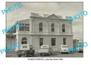 LARGE PHOTO OF OLD WARRNAMBOOL LADY BAY HOTEL, 1960s