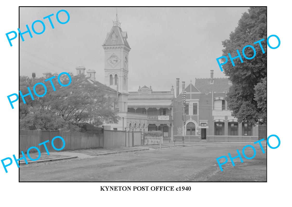 LARGE PHOTO OF OLD KYNETON POST OFFICE c1940, VICTORIA