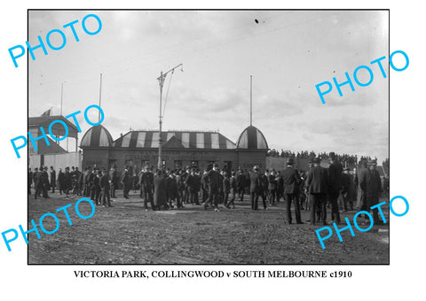 LARGE PHOTO OF OLD COLLINGWOOD FC VICTORIA PARK c1910