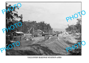 LARGE PHOTO OF OLD YALLOURN RAILWAY STATION c1920 VIC 1