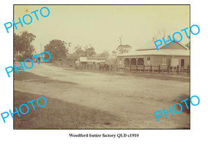 OLD LARGE PHOTO QLD, WOODFORD DAIRY BUTTER FACTORY c1910