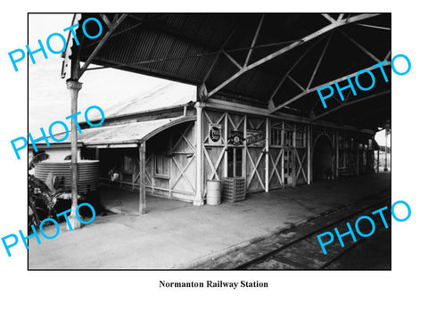 OLD LARGE PHOTO QUEENSLAND, NORMANTON RAILWAY STATION