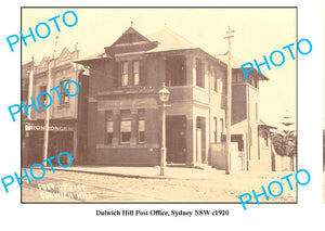 OLD LARGE PHOTO, DULWICH HILL POST OFFICE, SYDNEY NSW c1920