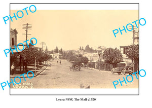 OLD LARGE PHOTO, LEURA, NEW SOUTH WALES, THE MALL c1920