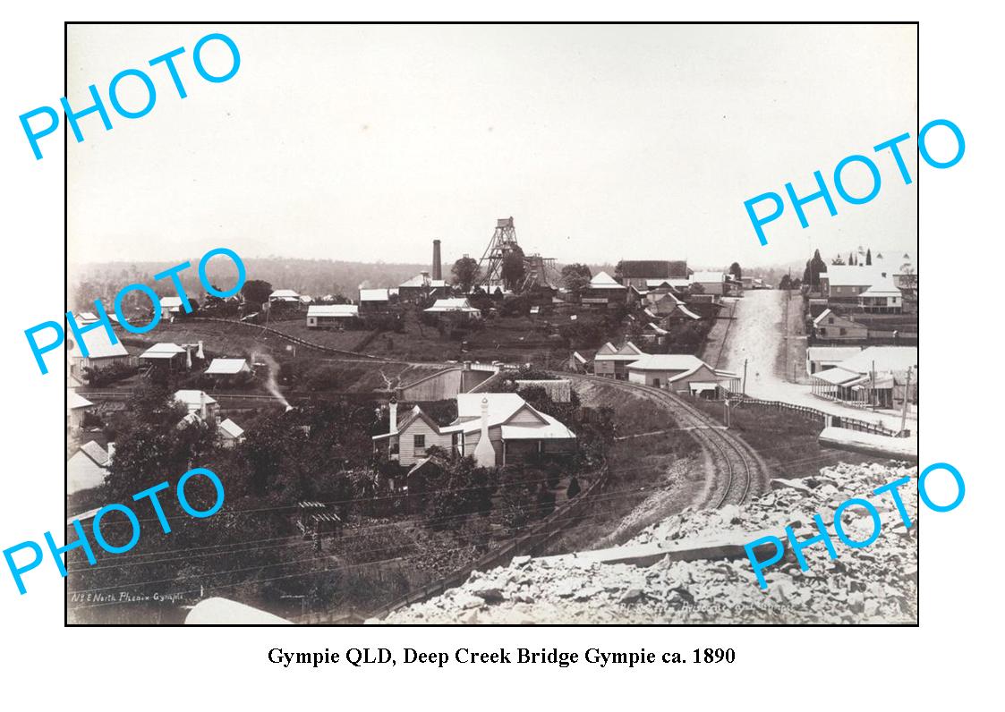 OLD LARGE PHOTO, GYMPIE QUEENSLAND,APOLLONION VALE c1890