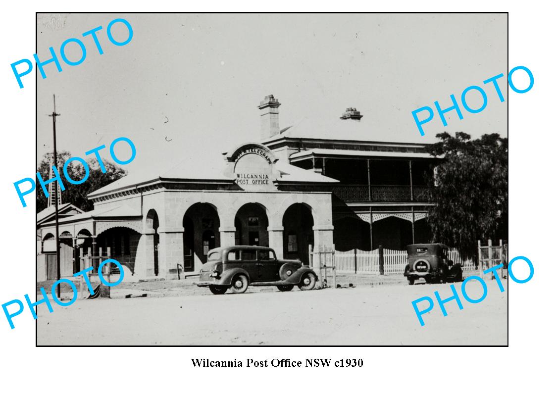 OLD LARGE PHOTO, WILCANNIA NSW, OLD POST OFFICE c1930