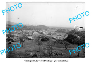 OLD LARGE PHOTO, CHILLAGOE QUEENSLAND, VIEW OF TOWNSHIP c1923