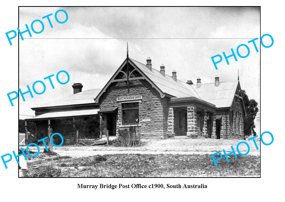 OLD LARGE PHOTO, MURRAY BRIDGE SA, OLD POST OFFICE c1900