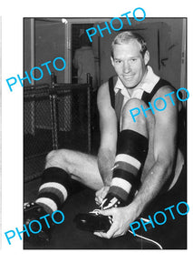 LARGE PHOTO FEATURING St KILDA FC GREAT CARL DITTERICH 1960s