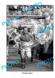 LARGE PHOTO FEATURING FOOTSCRAY FC PREMIERSHIP CAPTAIN CHARLIE SUTTON