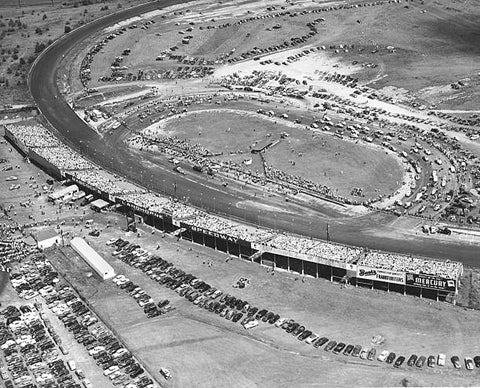OLD LARGE PHOTO, aerial view of Langhorne Pennsylvania, Langhorne Speedway 1950