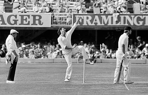 OLD LARGE PHOTO of Australian Cricket Legend Dennis Lillee, No 36