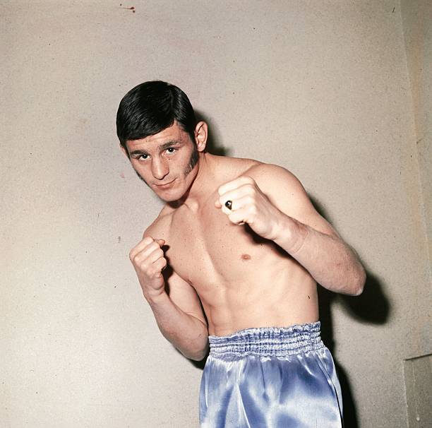 OLD LARGE PHOTO of Australian Boxing World Champion Johnny Famechon, No 3