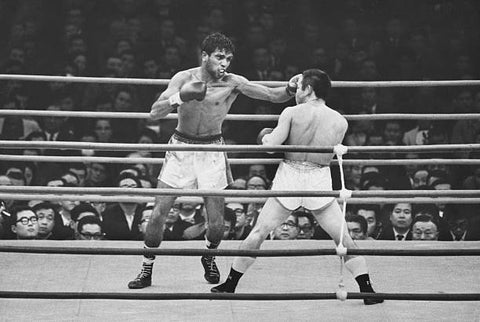 OLD LARGE PHOTO of Australian Boxing World Champion Lionel Rose, No 1