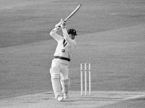 OLD LARGE PHOTO of Australian Cricket Great, Test Captain Allan Border No 84