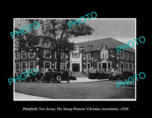 OLD LARGE HISTORIC PHOTO PLAINFIELD NEW JERSEY, THE YWCA BUILDING c1930