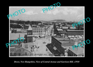 OLD LARGE HISTORIC PHOTO DOVER NEW HAMPSHIRE, VIEW OF GARRISON HILL c1910