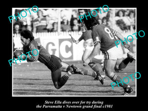 Old Large Historical Photo Of Steve Ella, Parramatta Eels 1981 Grand F ...