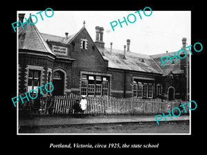 OLD LARGE HISTORIC PHOTO OF PORTLAND VICTORIA, THE STATE SCHOOL c1925