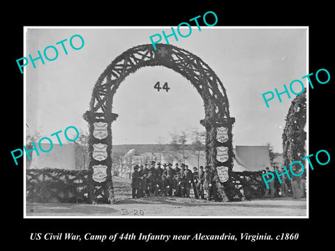 US CIVIL WAR HISTORIC PHOTO OF ALEXANDRIA VIRGINIA NEW YORK INFANTRY CAMP 1860 1