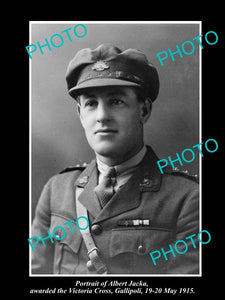 HISTORIC PHOTO OF AUSTRALIAN ANZAC GALLIPOLI VICTORIA CROSS WINNER ALBERT JACKA