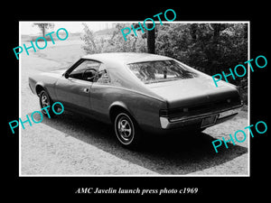 OLD LARGE HISTORIC PHOTO OF AMC JAVELIN CAR LAUNCH PRESS PHOTO c1969 2