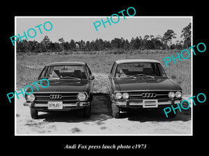 OLD LARGE HISTORIC PHOTO OF AUDI FOX CAR LAUNCH PRESS PHOTO c1972 4