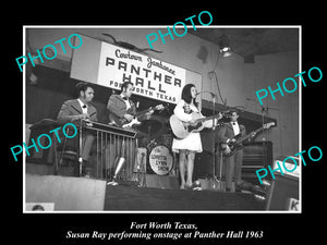 OLD LARGE HISTORIC PHOTO OF FORT WORTH TEXAS, SUSAN RAY AT PANTHER HALL 1963