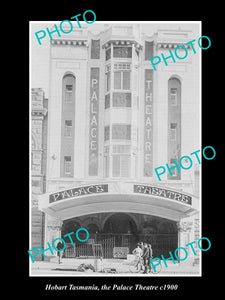 OLD LARGE HISTORIC PHOTO OF HOBART TASMANIA, VIEW OF THE PALACE THEATRE c1900