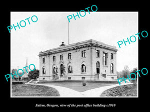 OLD LARGE HISTORIC PHOTO OF SALEM OREGON, THE POST OFFICE BUILDING c1910