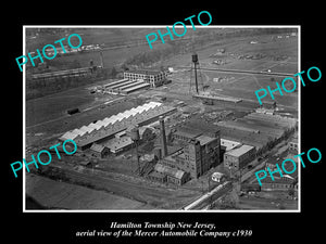 OLD HISTORIC PHOTO OF HAMILTON TOWNSHIP NEW JERSEY, THE MERCER AUTO Co c1930