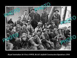 OLD HISTORIC PHOTO OF ROYAL AUSTRALIAN AIR FORCE WWII, RAAF AIRFIELD S ...