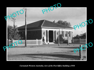 OLD LARGE HISTORIC PHOTO OF CARNAMAH WESTERN AUSTRALIA, THE POST OFFICE c1950