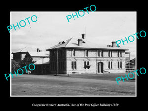 OLD LARGE HISTORIC PHOTO OF COOLGARDIE WESTERN AUSTRALIA, THE POST OFFICE c1950