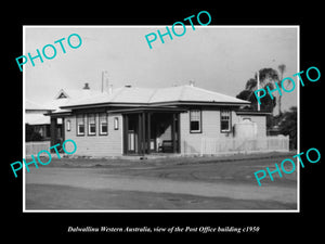 OLD LARGE HISTORIC PHOTO OF DALWALLINU WESTERN AUSTRALIA, THE POST OFFICE c1950