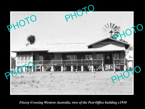 OLD LARGE HISTORIC PHOTO OF FITZROY CROSSING WESTERN AUSTRALIA POST OFFICE c1950