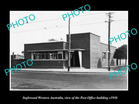 OLD LARGE HISTORIC PHOTO OF INGLEWOOD WESTERN AUSTRALIA, THE POST OFFICE c1950