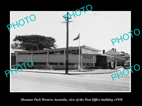 OLD LARGE HISTORIC PHOTO OF MOSMAN PARK WESTERN AUSTRALIA, THE POST OFFICE c1950