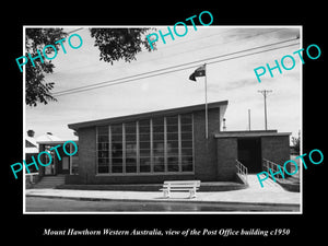 OLD LARGE HISTORIC PHOTO OF MOUNT HAWTHORN WESTERN AUSTRALIA POST OFFICE c1950